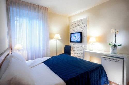 Double room at Hotel Residence Esplanade in Viareggio, Italy. Travel with World Lifetime Journeys