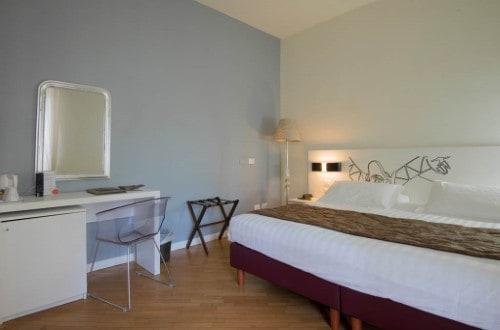 Double room at Hotel Residence Esplanade in Viareggio, Italy. Travel with World Lifetime Journeys