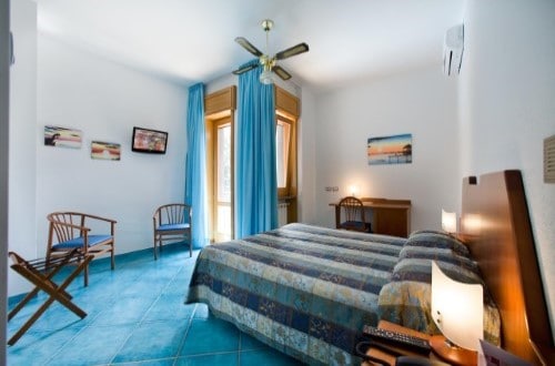 Double room at Hotel San Pietro Maiori in Amalfi, Italy. Travel with World Lifetime Journeys