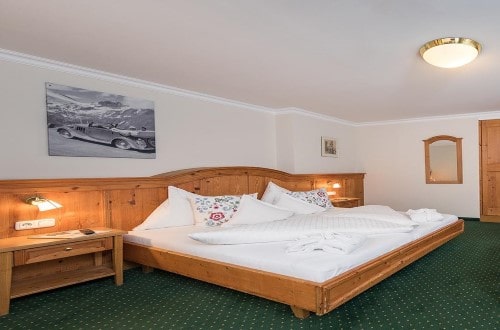 Double room at Hotel Zum Hirschen in Zell am See, Austria. Travel with World Lifetime Journeys