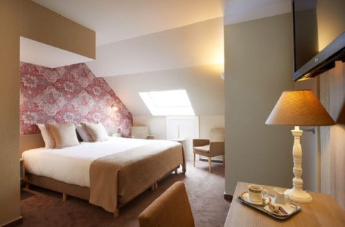 Double room at Leopold Hotel in Brussels, Belgium. Travel with World Lifetime Journeys