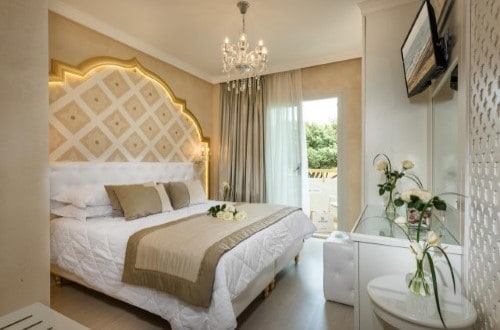 Double room at Luxor & Cairo Beach Resort in Lido di Jesolo, Italy. Travel with World Lifetime Journeys