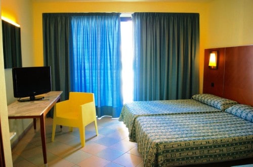 Double room at Port Fiesta Park in Benidorm, Spain. Travel with World Lifetime Journeys