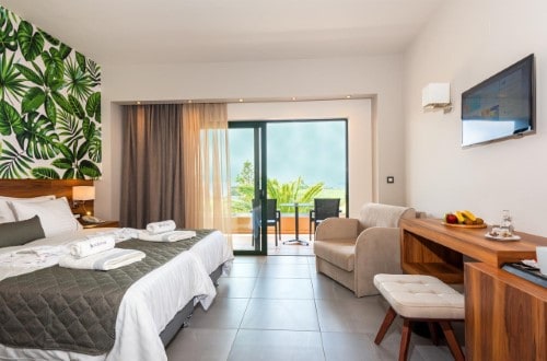 Double room at Solimar Aquamarine in Chania area, Crete. Travel with World Lifetime Journeys