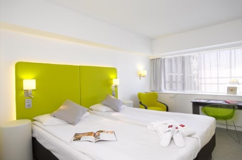 Double room at Thon Hotel Brussels City Centre in Brussels, Belgium. Travel with World Lifetime Journeys