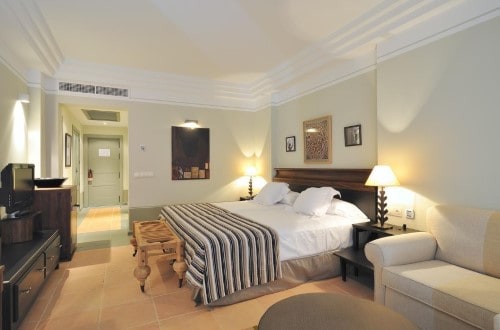 Double room at Vincci Seleccion Estrella del Mar in Marbella, Spain. Travel with World Lifetime Journeys