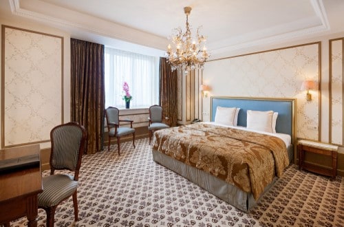 Double superior room at Hotel Metropole in Brussels, Belgium. Travel with World Lifetime Journeys