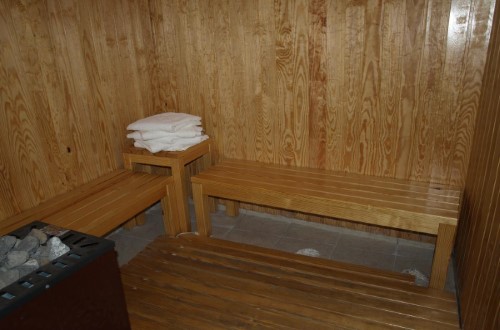 Dry sauna at Veronica Hotel Apartments in Chania area, Crete, Travel with World Lifetime Journeys