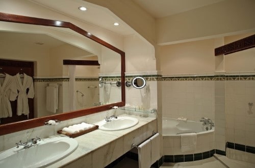 Executive Bath at Zanzibar Serena Hotel in Stone Town. Travel with World Lifetime Journeys