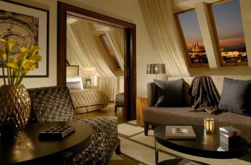 Executive suite at Radisson Blu Alcron Hotel Prague, Czech Republic. Travel with World Lifetime Journeys