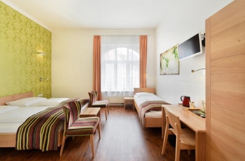 Family room at Hotel Mocca in Vienna, Austria. Travel with World Lifetime Journeys