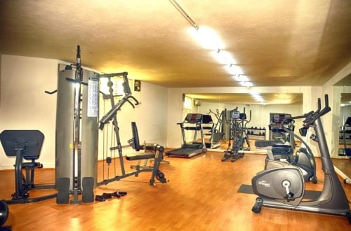 Fitness club at Club Shark Hotel in Bodrum, Turkey. Travel with World Lifetime Journeys