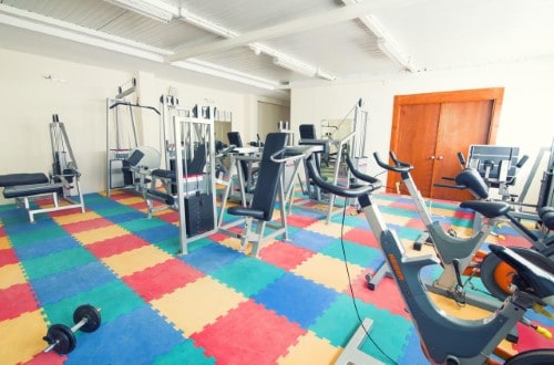 Fitness room at Azuline Hotel Atlantic in Es Canar, Ibiza. Travel with World Lifetime Journeys