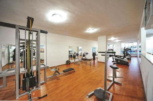 Fitness room at Eftalia Aqua Resort in Alanya, Turkey. Travel with World Lifetime Journeys