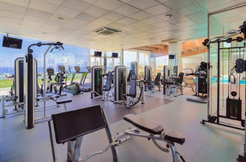 Fitness room at H10 Rubicon Palace in Playa Blanca, Lanzarote. Travel with World Lifetime Journeys