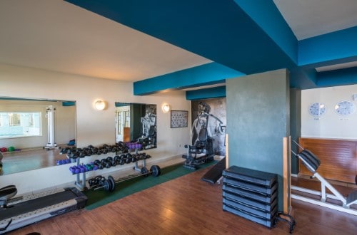 Fitness room at Iberostar Creta Marine in Crete, Greece. Travel with World Lifetime Journeys