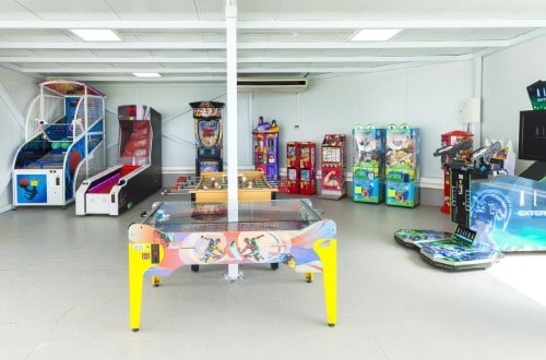 Game room at Grand Luxor Hotel in Benidorm, Spain. Travel with World Lifetime Journeys