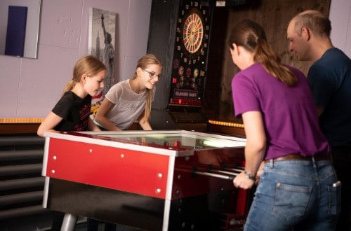 Games room at Hotel Sunstar Arosa, Switzerland. Travel with World Lifetime Journeys