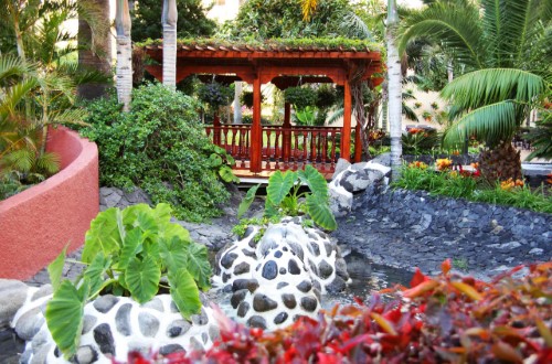 Garden view at Sunlight Bahia Principe San Felipe in Puerto de la Cruz, Tenerife. Travel with World Lifetime Journeys