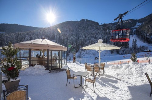 Garden view at Alpine Resort Zell am See in Austria. Travel with World Lifetime Journeys