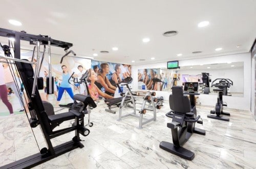 Gym room at Sol Arona Tenerife in Los Cristianos. Travel with World Lifetime Journeys