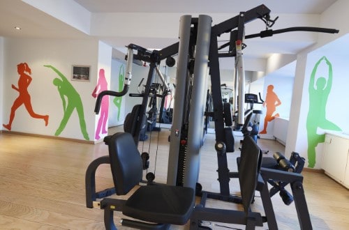 Gym area at Thon Hotel Brussels City Centre in Brussels, Belgium. Travel with World Lifetime Journeys