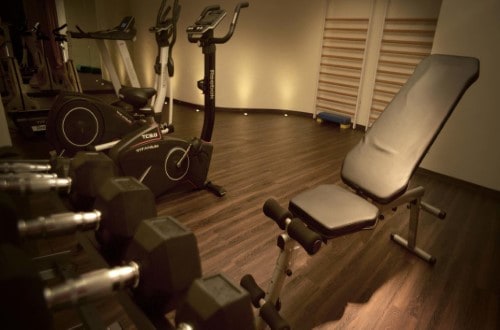 Gym room at Augusta Club Hotel and Spa in Lloret de Mar, Spain. Travel with World Lifetime Journeys