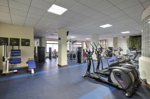 Gym room at Best Hotel Triton in Benalmadena, Malaga. Travel with World Lifetime Journeys