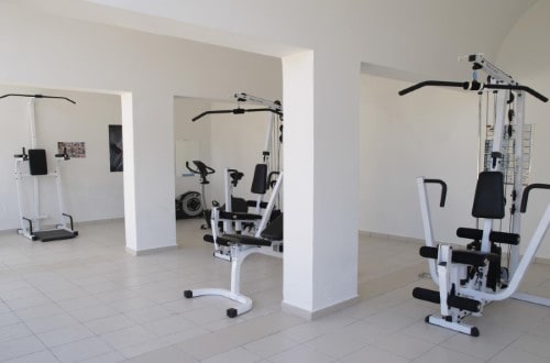 Gym room at Hotel Eleftheria in Chania area, Crete. Travel with World Lifetime Journeys