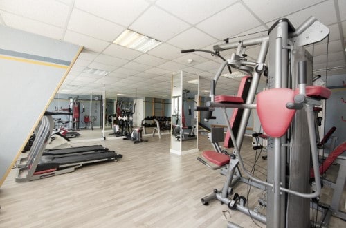 Gym room at Hotel Roc Golf Trinidad in Almeria, Spain. Travel with World Lifetime Journeys