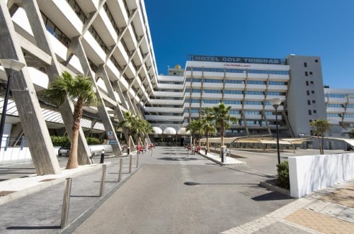 Hotel grounds at Hotel Roc Golf Trinidad in Almeria, Spain. Travel with World Lifetime Journeys