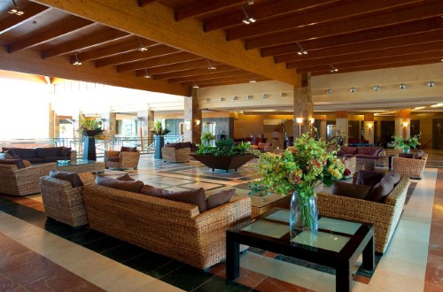 Lounge area at Elba Sara Beach in Caleta de Fuste, Fuerteventura. Travel with World Lifetime Journeys