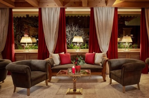 Hotel lounge at Salzburger Hof in Zell am See, Austria. Travel with World Lifetime Journeys