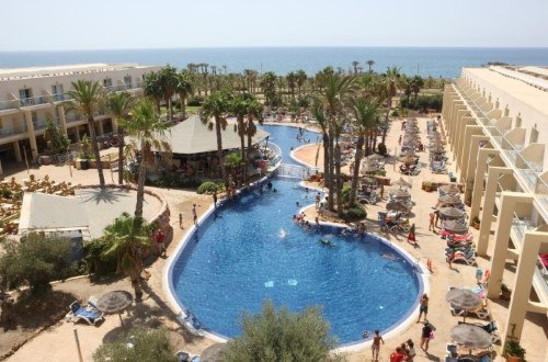 Hotel panorama at Cabogata Garden Hotel & Spa in Almeria, Spain. Travel with World Lifetime Journeys