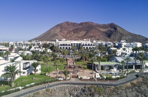 Hotel panorama at H10 Rubicon Palace in Playa Blanca, Lanzarote. Travel with World Lifetime Journeys