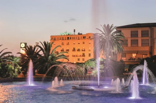 Hotel panorama at Hotel President Viareggio in Italy. Travel with World Lifetime Journeys