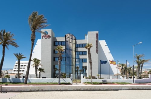 Hotel panorama at Hotel Roc Golf Trinidad in Almeria, Spain. Travel with World Lifetime Journeys