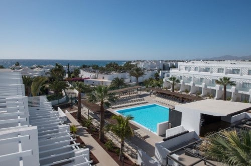 Hotel panorama at Sentido Aequora Suites in Puerto del Carmen, Lanzarote. Travel with World Lifetime Journeys