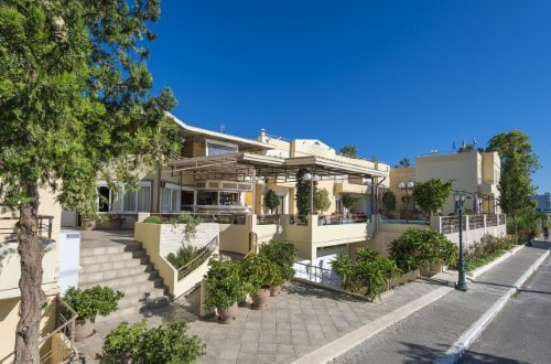 Hotel panorama at Veronica Hotel Apartments in Chania area, Crete, Travel with World Lifetime Journeys