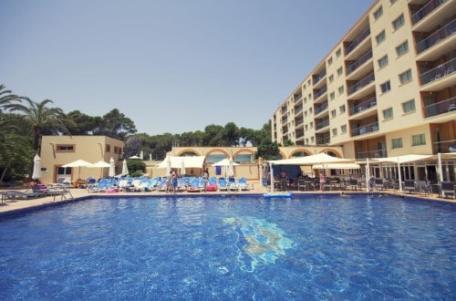 Pool at Azuline Hotel Atlantic in Es Canar, Ibiza. Travel with World Lifetime Journeys