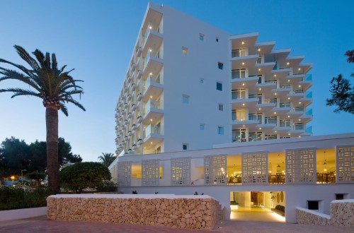 Hotel surrounding at HM Balanguera Beach in Palma de Mallorca, Spain. Travel with World Lifetime Journeys