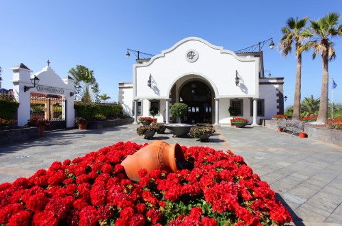 Hotel surroundings at Bahia Principe Hotels in Costa Adeje, Tenerife. Travel with World Lifetime Journeys