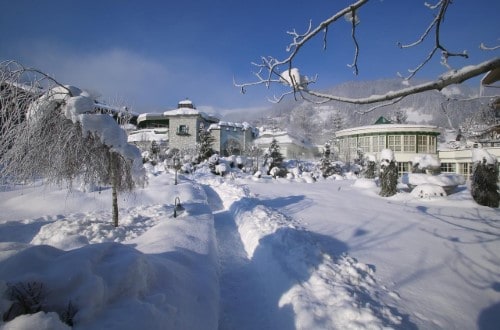 Hotel winter view at Salzburger Hof in Zell am See, Austria. Travel with World Lifetime Journeys