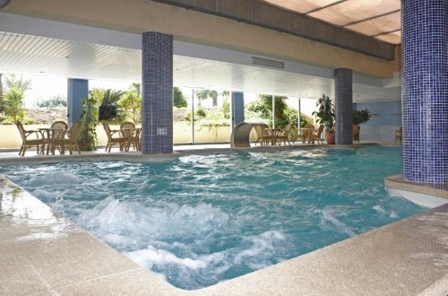 Interior pool at Cabogata Garden Hotel & Spa in Almeria, Spain. Travel with World Lifetime Journeys