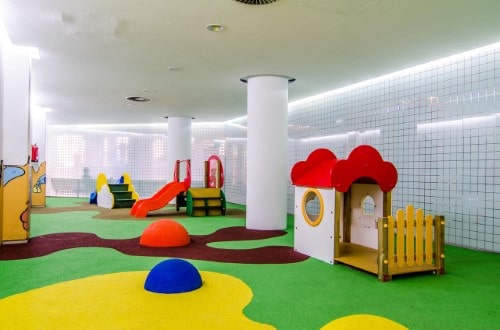 Kids club at Port Fiesta Park in Benidorm, Spain. Travel with World Lifetime Journeys