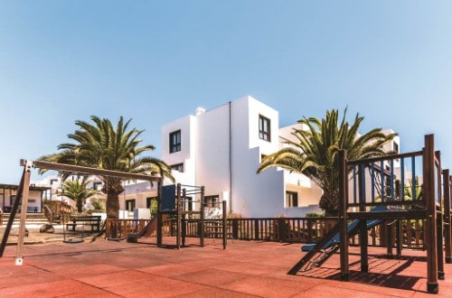 Kids playground at Blue Bay Lanzarote Hotel in Costa Teguise, Lanzarote. Travel with World Lifetime Journeys