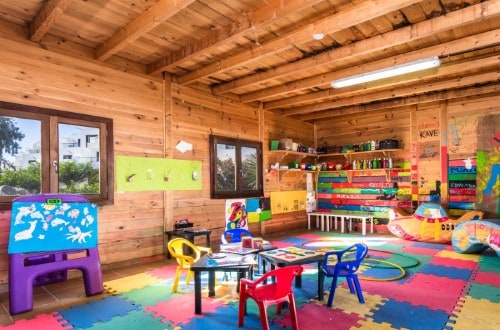 Kids playground at Blue Bay Lanzarote Hotel in Costa Teguise, Lanzarote. Travel with World Lifetime Journeys