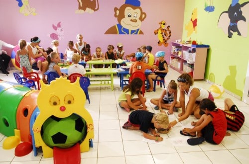 Kids playground at Royal Belvedere Hotel in Crete, Greece. Travel with World Lifetime Journeys