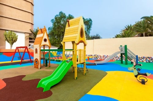 Kids playground at Sol Arona Tenerife in Los Cristianos. Travel with World Lifetime Journeys