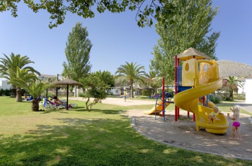 Kids playground at the Sea Club Mediterranean Resort in Alcudia, Mallorca. Travel with World Lifetime Journeys